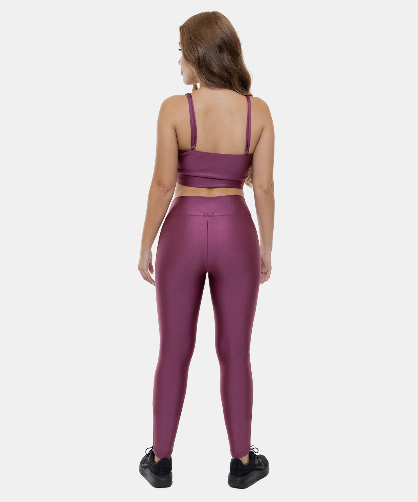 Calça Fit Legging Vinho