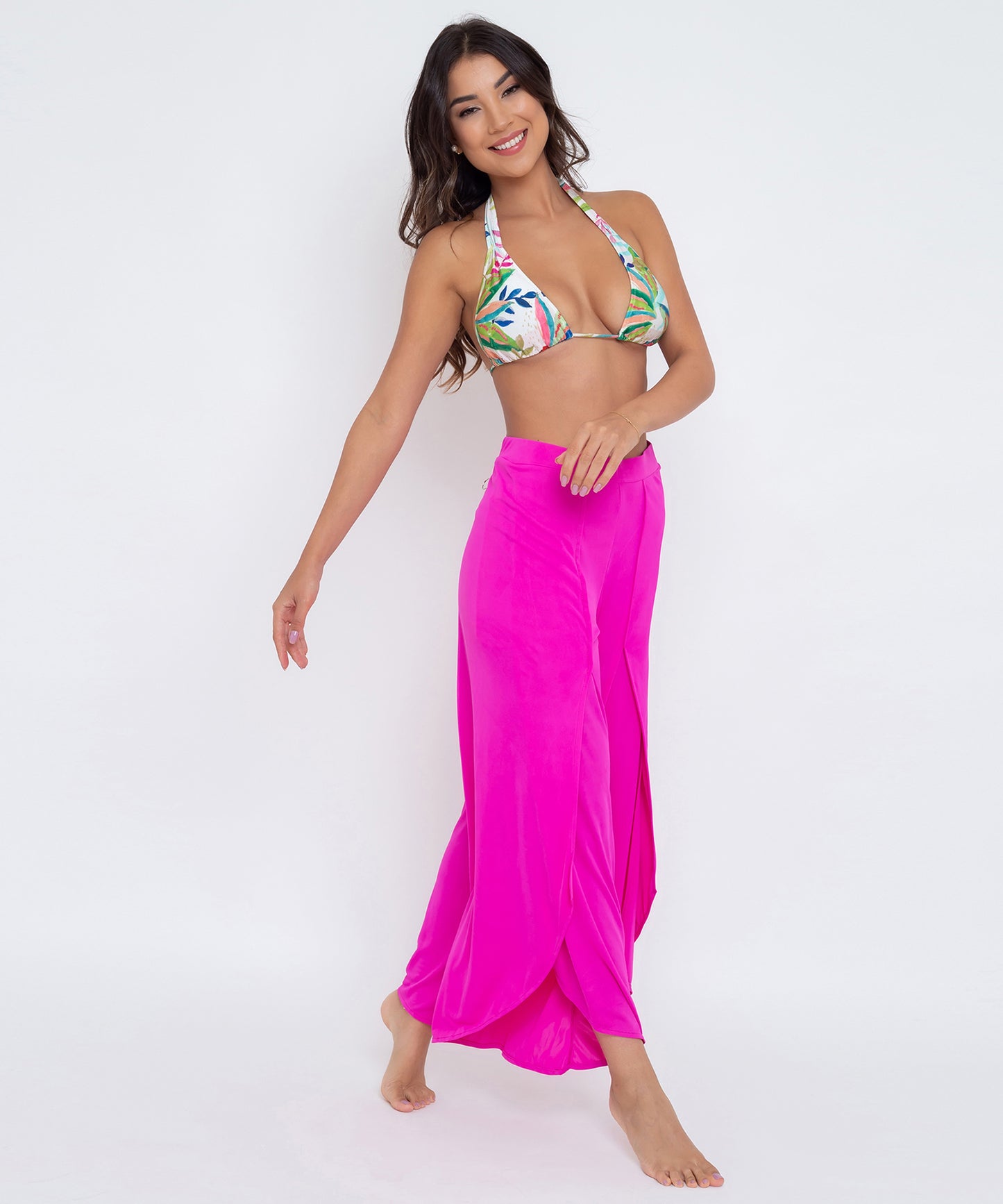 Calça Pantalona Pink